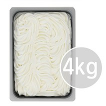 흥국에프앤비 젤라또버번바닐라아이스크림4kg, 4kg, 1개