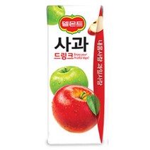 칠성 탕비실 손님대접 가족간식 델몬트 드링크 사과 주스 과즙음료 과일주스 생과일 190ML 48개, 2세트