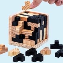 우드 블록 테트리스 보드게임 3D 어린이 장난감