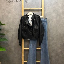 라임브릿지 지퍼 라이더 숏 자켓