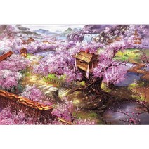 고난이도 성인 퍼즐 3000피스 풍경 에펠탑 만화 애니메이션 그림 집순이 취미, P, 단일옵션개