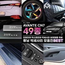 [3G MALL] 아반떼CN7 튜닝 용품 커버 몰딩 악세사리, 04. 사이드미러_필름