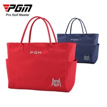 PGM 여성용 골프 토트백 고용량 골프 파우치백, 다크 블루