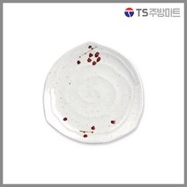 [돌산멜라민] 살구 민들레접시 - 사라 접시 (업소용 식당용), 아이보리