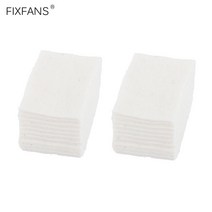 순수 일본 유기농 면 패드 unbleached 60x50mm for diy project wick cotton rda atomizer vape 코일 빌딩 도구, 20개