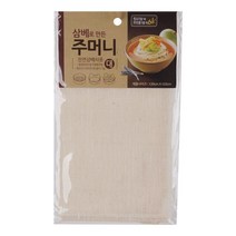 삼베로 만든 면 주머니 대 30x33 삼베 망 육수망 잎차망 멸치망 삼베망 면주머니, 단품