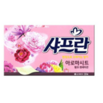 샤프란 아로마시트 섬유유연제 핑크 센세이션, 6개, 30매입