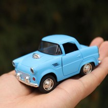 클래식카 다이캐스트 자동차 모형 프라모델 미니 올드카 미니어처 모형차 빈티지, 올드블루