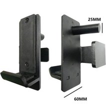 스쿼트 랙 J 후크 안전 바벨 홀더 전원 랙/무게 랙, 60x25mm, 1개