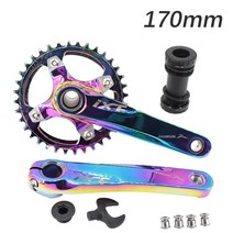 자전거체인링 ixf mtb 크랭크셋 104bcd 자전거 크랭크 170mm 175mm 데카스 체인링 30t 32t 34t 36t 38 레인보우 오일 슬릭 1 2 3 속도 1x 2x, 협력사, 오일슬릭 비비 32t