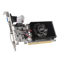 GT210 1GB 64Bit GDDR3 그래픽 카드 PCI-E Pci Express 2.0 X16 VGA DVI 비디오 NVIDIA Geforce 1gb PC GPU, 한개옵션0