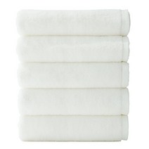 항균 호텔수건 200g 5장세트 100%국내생산 세면타월, 화이트 5장