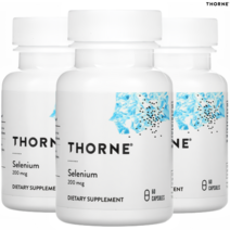 쏜리서치 셀레늄 셀레노메티오닌, 3개, 60캡슐