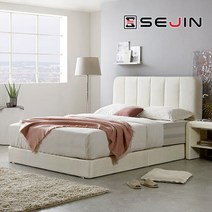 세진침대 리비아 투매트리스 침대 프레임만Q, 단품