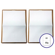 이등분지 A4 복사용지 A4용지 80g 1750매 2박스, 단품