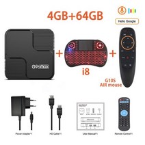 G96 MAX H618 안드로이드 TV 박스 HDR10 6K 12.0G 5G 듀얼 와이파이 스마트 고속 탑 4GB 32GB 64GB 수신기 미디어 플레이어 글로벌 2.4, 영국 플러그_4G 64G VoiceKeyboard