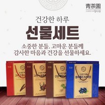 청다원 산삼배양근골드 고려진홍삼 녹용홍삼 블루베리 30포세트 선물세트, 고려진흥삼