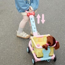 4살 여아 선물 인형담는 유모차 카트 왜건 장난감 아가안형 여아선물