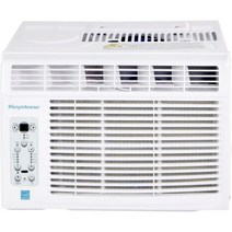 KeystOne Energy Star 5000 BTU 창문 장착형 에어컨 및 제습기(스마트 리모컨 포함) - 아파트 거실 욕실 최대 150평방피트의 작은 방을 위한 조용한 창문용