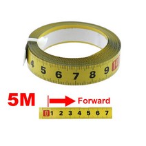 측정기 메트릭 스틸 마이 터 트랙 테이프 측정 0.5 '자기 접착 스케일 눈금자 1-5M 라우터 테이블 톱 T-트, 5M Forward