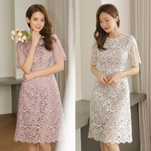 세인트마리 캐서린 슈가 레이스 원피스 4color