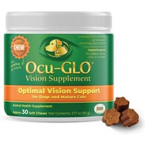 오큐클로 Ocu-GLO 고양이 눈영양제 강아지 눈영양제 30츄어블 X 1, 30츄어블 x 1통, 간식맛