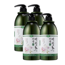 더블모 어성초 두피 샴푸 플로럴향, 1000ml, 4개