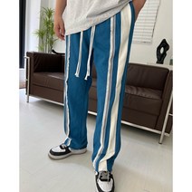 테슬 바지 투톤 라인 두줄 팬츠 (7color) 남녀공용 트레이닝팬츠