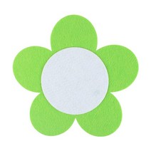 DIY 봄꽃만들기 펠트 연두 오꽃판 만들기수업 초등학생 DIY 힐링, 단품, 단품