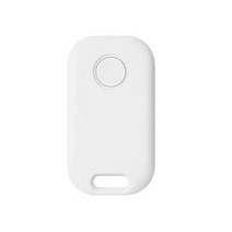 [위치추적기]미니 무선 GPS 트래커 분실 방지 치프 블루투스 휘슬 실시간 위치 스마트 태그 로케이터, 01 White