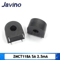 정밀 위상 전압 변압기 출력 센서 ZMPT107/101B ZMCT102/103/118 5A/5MA 2mA 2mA/2mA, 02 ZMCT118A 5A 2.5mA
