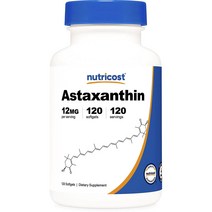 뉴트리코스트 아스타크산틴 12mg 소프트젤, 120개입, 1개