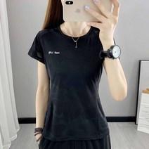 Sunsdew 빠른 건조 여성 여름 반팔 달리기 하이킹 휘트니스 느슨한 등산 의류 탑 스포츠 빠른 건조 티셔츠 여성스포츠의류 등산의류