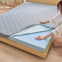 격자 3cm 스펀지 젤 메모리 매트리스 니트 원단 소프트 스폰지 매트, I. 격자 200x220x3cm_단품