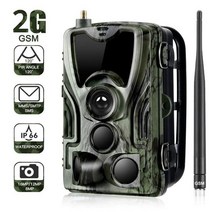 휴대용 사냥 열화상 카메라 스마트폰 cctv 2g mms sms smtp trail 야생 동물 카메라 20mp 1080p 야간 투시경 셀룰러, hc801m만