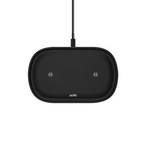 엑토 트윈 고속 무선충전기 20W MTA-29, 블랙, 1개