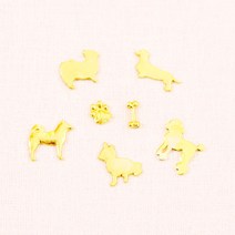 레진아트/금속데코파츠/강아지 7종세트
