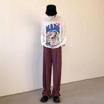 야드팬츠 그 뜻을 식 부륵 이와 같다 캐쥬얼 서 바지남자 고퀄리티 감각 와이드 루즈핏 KK388 P65 4993717664