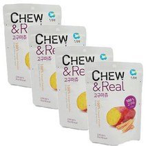 [트윈스몰] 청정원 츄앤릴 고구마츄 100프로 리얼 고구마 그대로, 4개