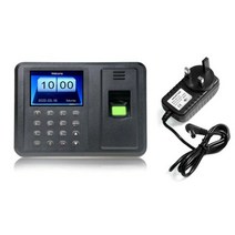 출퇴근지문인식기 출입통제시스템 지문인식출퇴근기록기 2.83939 tft lcd 디스플레이 생체 인식 usb 지문 출석 기계 무료 소프트웨어 암호 직원 체크인 리더, 영국 플러그, 03 UK