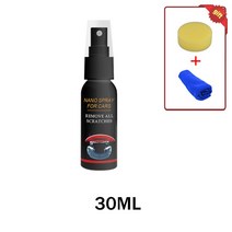 1+1유리막 발수 코팅 세차Hfff-세라믹 코팅 자동차 페인트 미러 샤인 크리스탈 왁스 스프레이 나노 소수성, 01 30ML