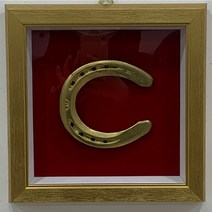 크리스탈 인테리어/ 편자 /액자 /말발굽/ 공예품/ 말/ 소품 /선물/ 집들이 /다이닝룸/사무실/성공, 블랙