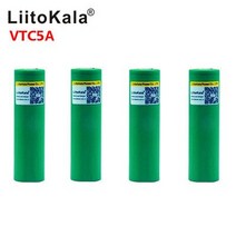 18650배터리 Liitokala Max 40A 펄스 60A 오리지널 3.6V 배터리 18650 충전식 VTC5A 2600mAh 하이 드레인, [01] 1PCS