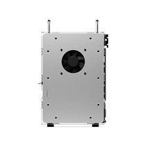 Teenage engineering Computer1 MiniITX PC 컴퓨터 케이스 섀시 파우더 코팅 알루미늄 크롬 메탈 핸들 및 듀얼 슬롯 GPU 소형 폼 팩터 SFX 전원