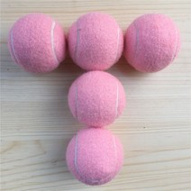 핑크테니스공 연습용 핑크 연습볼 분홍 훈련 테니스공 컬러 인스타 장식용, 단일사이즈, 핑크 6개