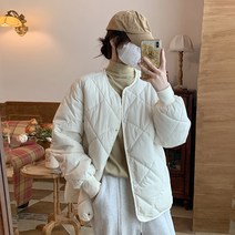 여성용 경량패딩 점퍼 오리털 여성 경량패딩 자켓 덕다운 보온하다 캐주얼 아우터
