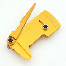 RC카 션트 도구 조정 가능한 눈금자 4 륜 정렬 자 RC 크롤러 1/10, [05] yellow