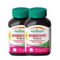 자미에슨 츄어블 멀티비타민 1350mg, 4병