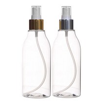 금속스프레이용기 120ml 150ml 200ml 250ml 300ml 500ml 미스트 공병 화장품 소분 용기, 1개, 200ml(F)투명 골드캡