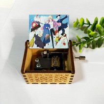 신제품 하울의 움직이는 성 오르골 나무 손으로 크랭크 애니메이션 테마 딸 아이에게 생일 선물, 06 H-06